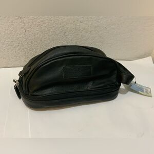 New PENGUIN by Munsingwear Men's BLACK Toiletry Shaving Kit Travel Bag